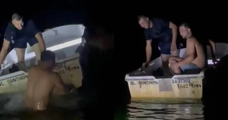 Karacabey sahilinde kahramanlık: Polis, 3 canı son anda kurtardı