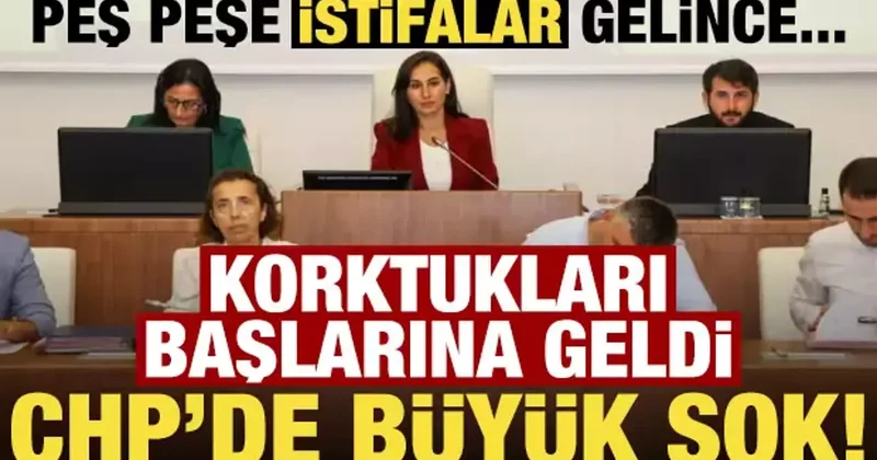 CHP ye soğuk duş! İstifalar peş peşe gelince çoğunluğu kaybettiler...