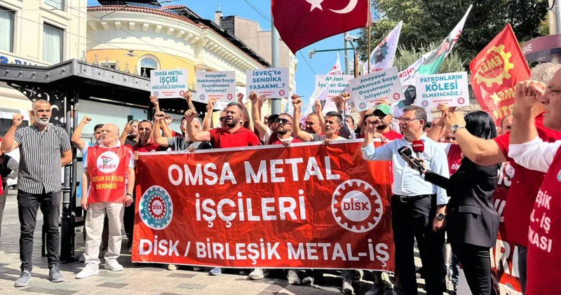 Metal işçileri 65 gündür grevde: Konsolosluk önüne yürüdüler