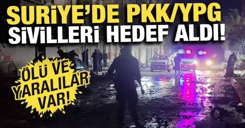 Suriye de terör örgütü PKK/YPG, Münbiç’te sivilleri hedef aldı