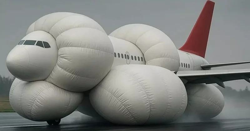 Dev yastık uçakları kurtarabilir mi?