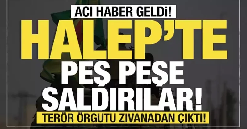 Terör örgütü SDG Halepli sivilleri vurdu! Roketli saldırıda 2 ölü 3 yaralı!