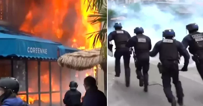 Avrupa ülkesinde sokaklar yanıyor!