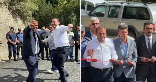 Yolları asfaltlanan köylüler sevinçten çiftetelli oynadı Kastamonu Haberleri