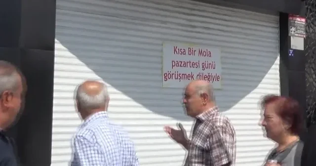 Mahalleli günler sonra fark etti: Kuyumcu dükkanının önüne ‘kısa bir mola’ yazıp sırra kadem bastı VİDEO İZLE