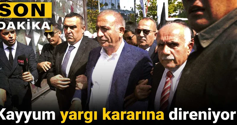 Son dakika Kayyum yargı kararına direniyor! Görevimizin başındayız