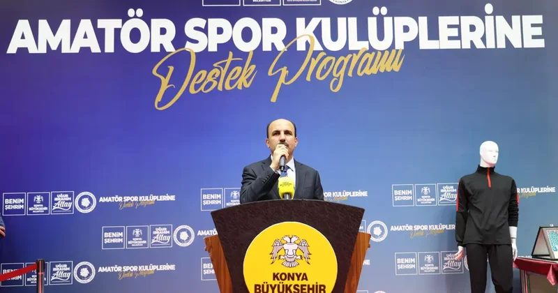 Konya Büyükşehir den amatör spor kulüplerine 144 milyon TL lik destek