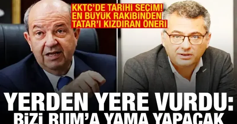 Tatar: CTP, Kıbrıs Türkü nü Rum a yama yapmaya çalışıyor