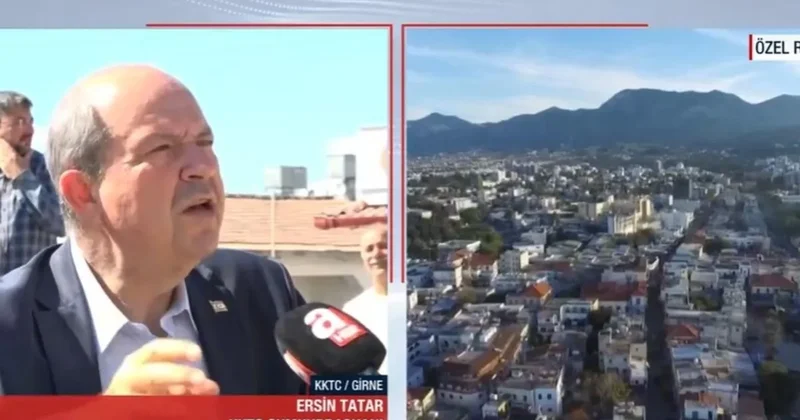 KKTC Cumhurbaşkanı Ersin Tatar AHaber e konuştu: Türkiye Cumhuriyeti burada kalacaktır