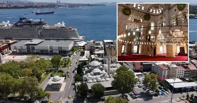 Deniz üstündeki ilk cami VİDEO İZLE