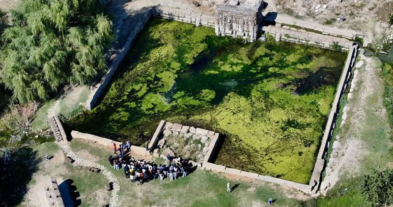 Hititlerin 3200 yıllık su anıtı kuraklıktan etkilenmedi