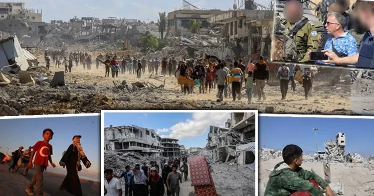 Ateşkes sonrası ilk hamle: ABD heyeti Gazze de.. 500 binden fazla Filistinli kuzeye ulaştı