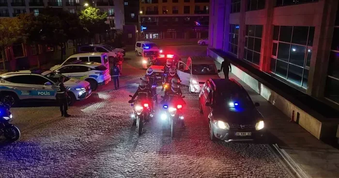 Edirne’de polis ve gece bekçilerinden şok asayiş denetimi