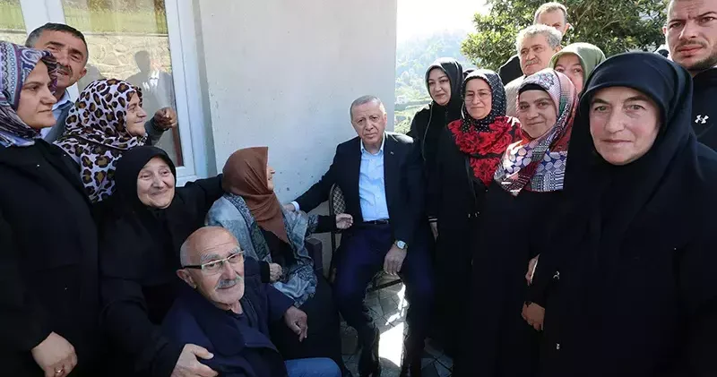 Cumhurbaşkanı Erdoğan dan Ayder Yaylası na ziyaret