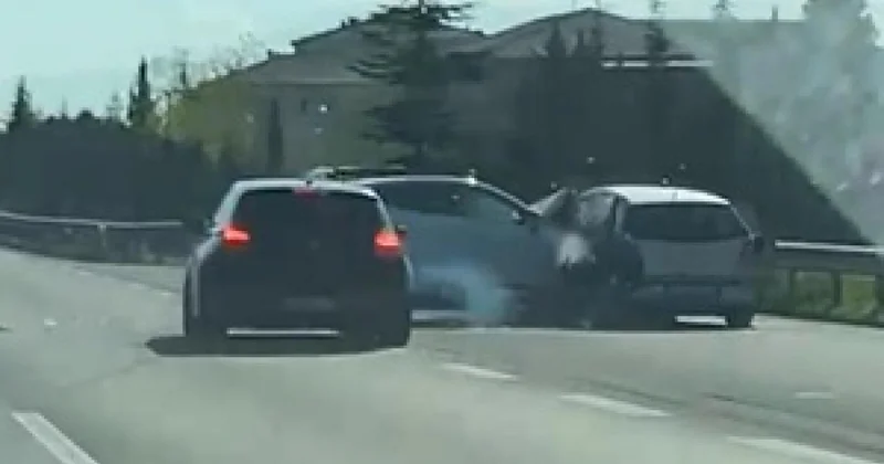 Kocaeli de bebekli aracı sıkıştırıp kazaya neden olan sürücülere ceza yağdı