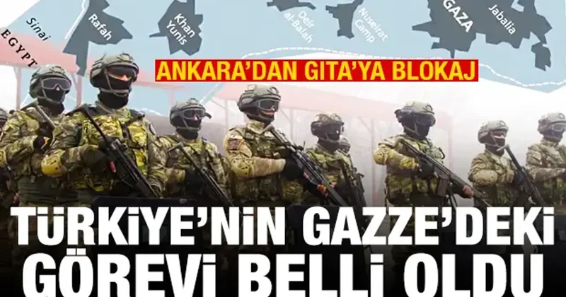 Türkiye nin Gazze deki görevi belli oldu! Ankara dan GITA ya blokaj