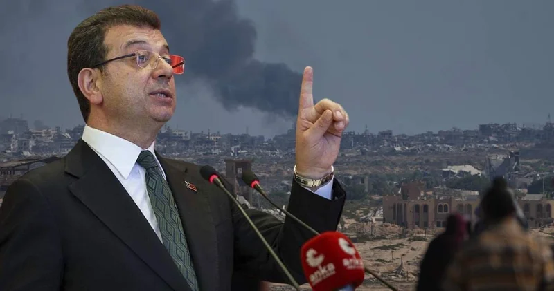 İki devletli çözüm vurgusu: İmamoğlu ndan Gazze açıklaması