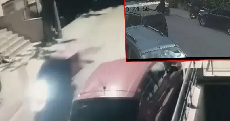 Güvenlik kameralarına yakalanan motosiklet hırsızları tutuklandı