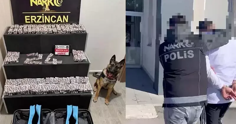 Erzincan da 6 bin 335 sentetik hap ele geçirildi