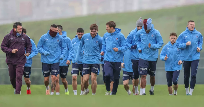 Trabzonspor, Galatasaray ile yapacağı final maçının hazırlıklarını sürdürdü