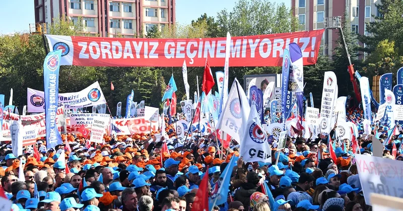İktidarı protesto Türk İş i korkuttu Sözcü Gazetesi