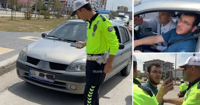 Plakasını bantla kapatıp yola çıkan baba oğul polise yakalandı: Savunması şoke etti Aksaray Haberleri