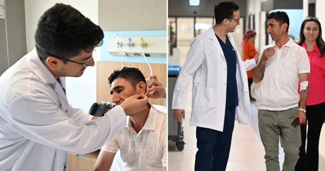 Aile kavgasında kulak memesi koptu: Süper mikrocerrahi ile dikildi Sağlık Haberleri