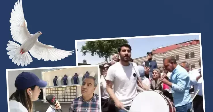 Terör örgütü PKK nın fesih kararı sevinle karşılandı... CNN TÜRK Diyarbakır dan aktardı