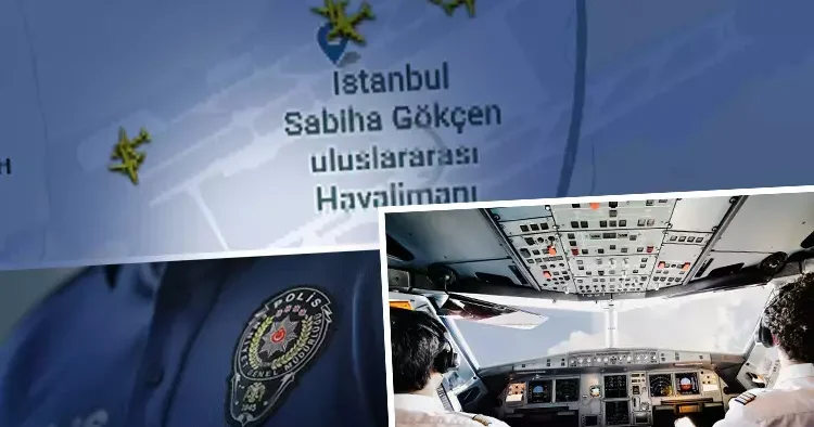 Sabiha Gökçen de korku dolu dakikalar! Pilot, kuleye anons geçti: Polise ihtiyacımız var