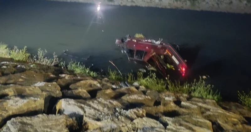 Dereye uçan otomobilin sürücüsü 20 yaşındaki Bergin, yaşam savaşını kaybetti