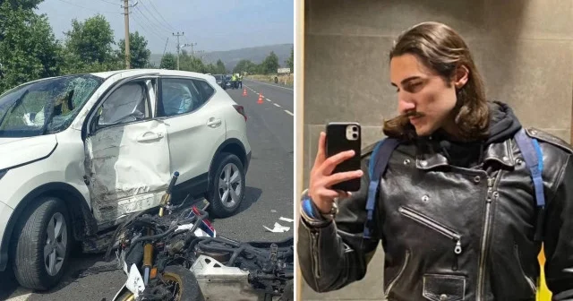Otomobille çarpışan 21 yaşındaki motosiklet sürücüsü hayatını kaybetti Sakarya Haberleri