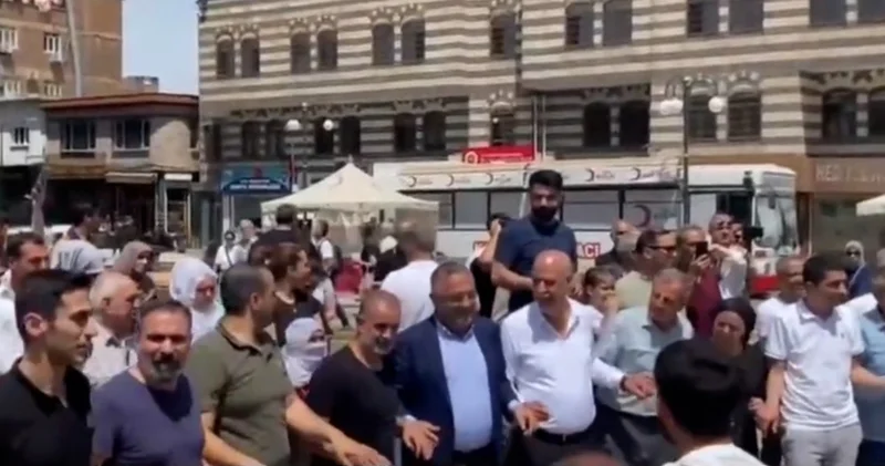 Diyarbakır daki halaya Sezgin Tanrıkulu da katıldı