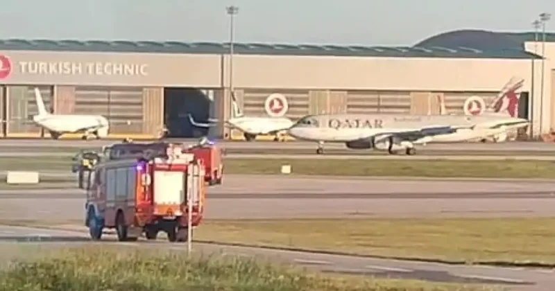 Havada panik! Katar Havayolları uçağı tek motorla iniş yaptı