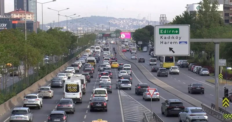 İstanbul da trafik yoğunluğu yüzde 63