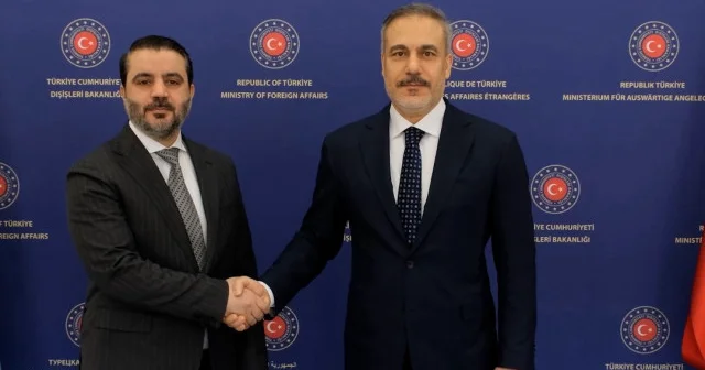 Bakan Fidan Suriyeli mevkidaşı ile bir araya geldi VİDEO İZLE