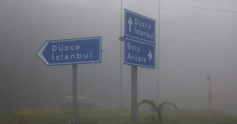 Bolu Dağı nda göz gözü görmüyor