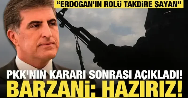 Son dakika... Neçirvan Barzani den flaş Erdoğan açıklaması: Rolü takdire şayan