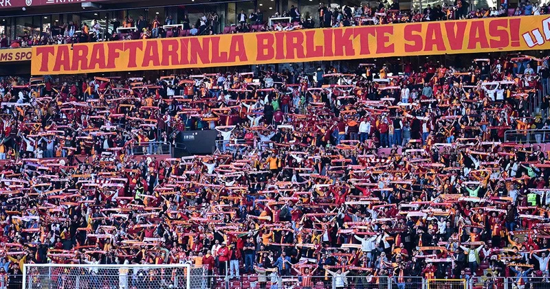 Galatasaray taraftarı hemen bitirdi