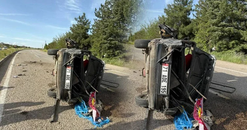 Kırıkkale’de feci kaza: 1 kişi öldü