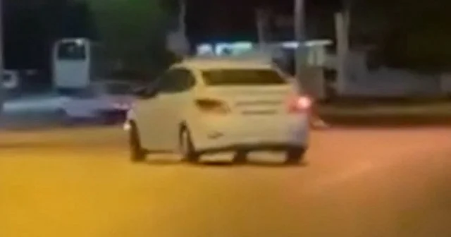 Kayseri de drift atan sürücüye 46 bin 392 lira ceza kesildi VİDEO İZLE