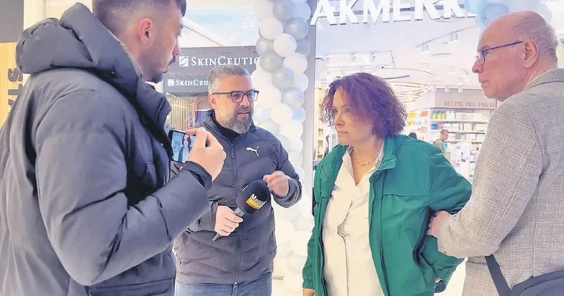 Müjde Ar’ın olaylı gecesi! Gazetecilerin üzerine yürüdü