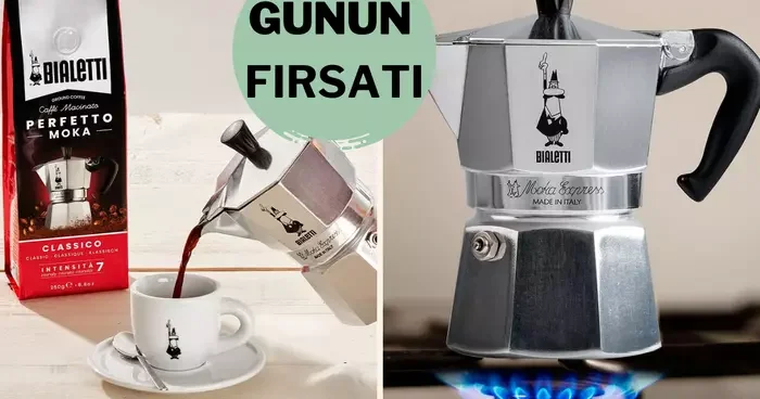 Kahve tutkunlarının favorisi Bialetti Moka Express indirimde