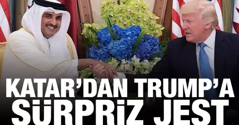 Katar dan ABD ye uçak hibesi! Trump: Kabul ediyorum