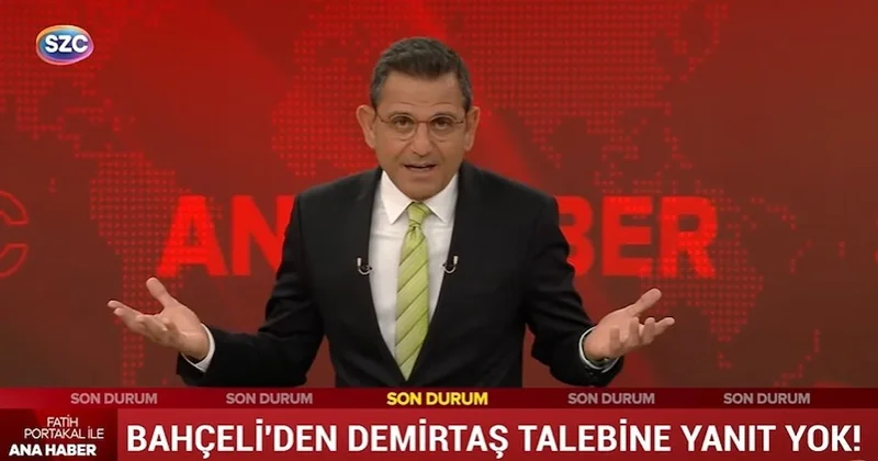 Bahçeli nin Demirtaş la görüşme yönetimden talebine ret! Fatih Portakal bomba iddiayı aktardı Sözcü Gazetesi