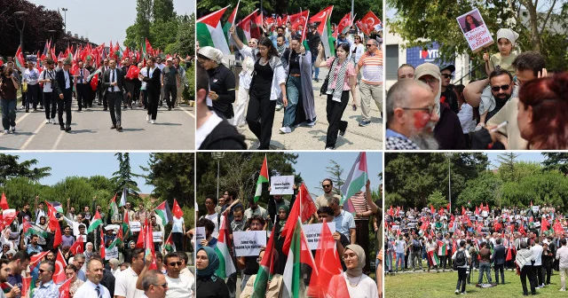 YTÜ’de Gazze yürüyüşü: Yaşanan sessizliğe razı değiliz Gündem Haberleri
