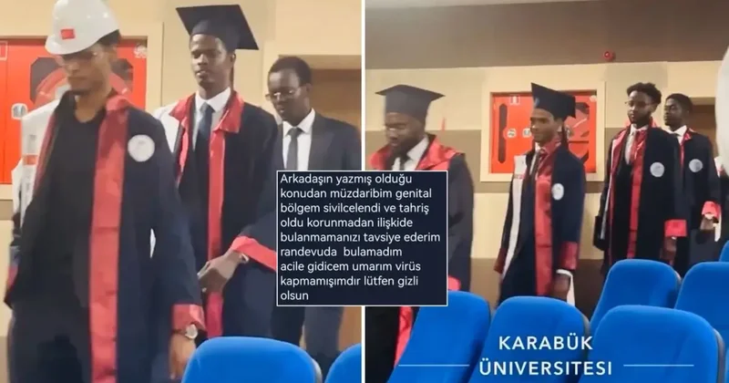 HIV iddiaları gündem olmuştu! Karabük Üniversitesi nden gelen görüntüye bakın