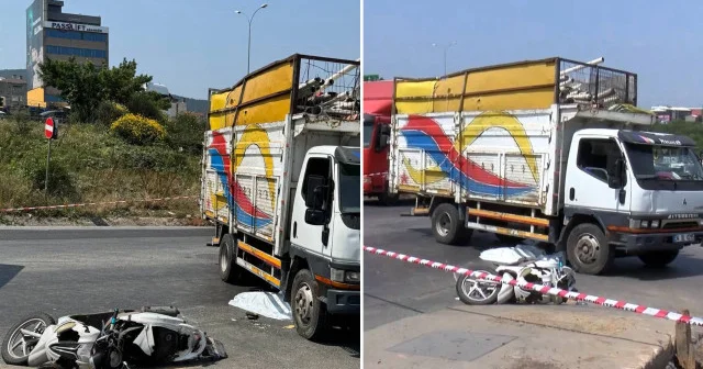 Ümraniye de kamyonete çarpan motosikletli hayatını kaybetti İstanbul Haberleri