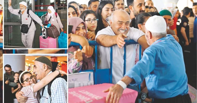 Hacılara duygusal karşılama Aktüel Haberleri
