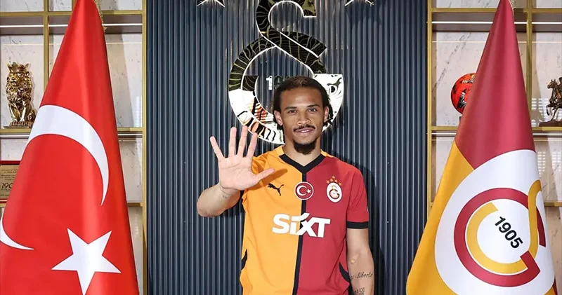 Leroy Sane resmen Galatasaray da: Transfer detayları açıklandı