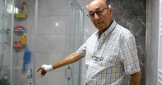 Duşa kabin camı patladı, emekli akademisyen yaralandı Antalya Haberleri